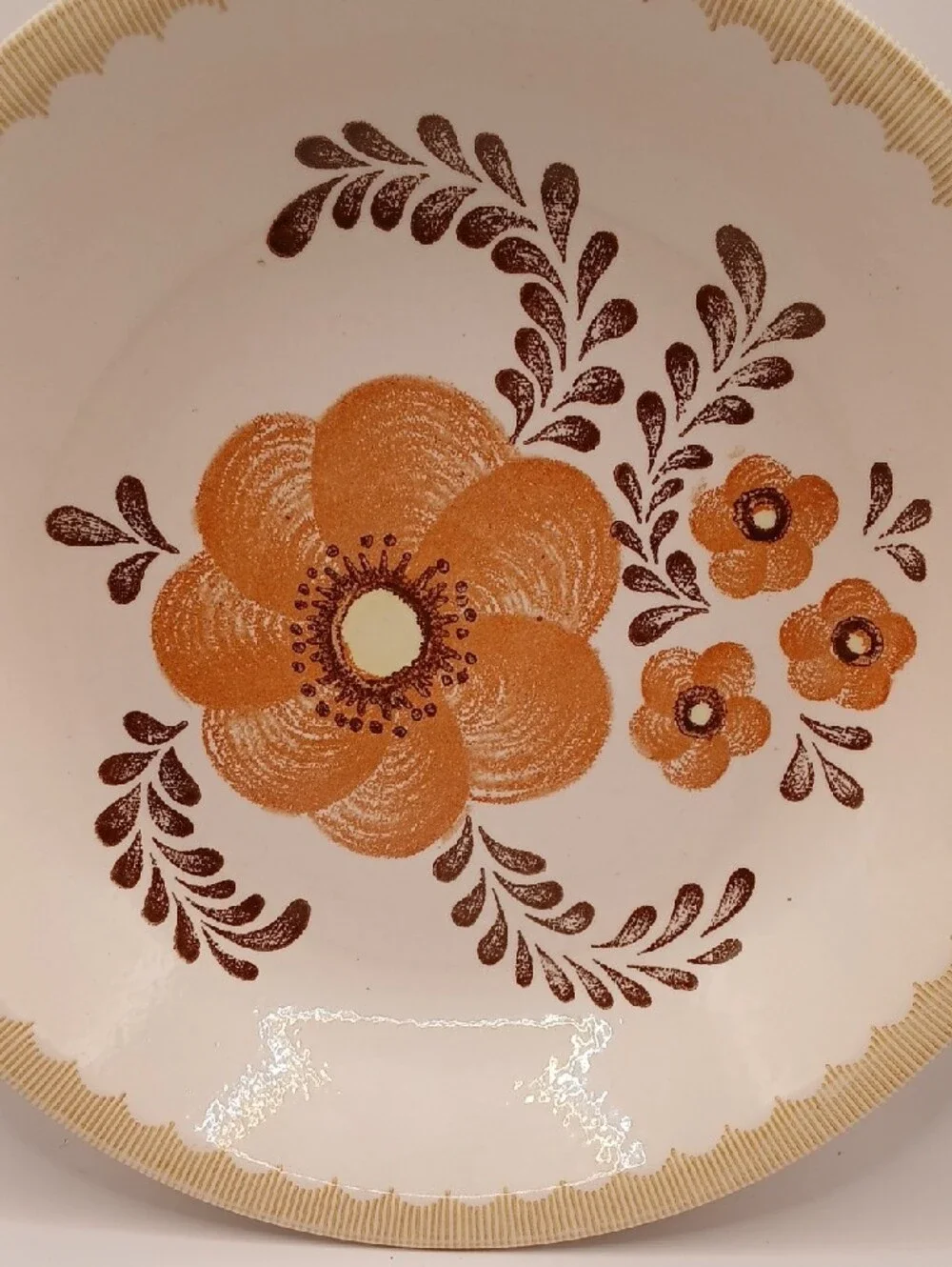 VTG Royal China Jeannette Floral Pie Plate
